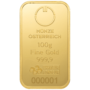 100 Gram Gold Münze Österreich Minted Bar - Slika 1