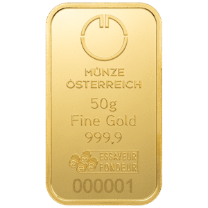 50 Gram Gold Münze Österreich Minted Bar - Slika 1