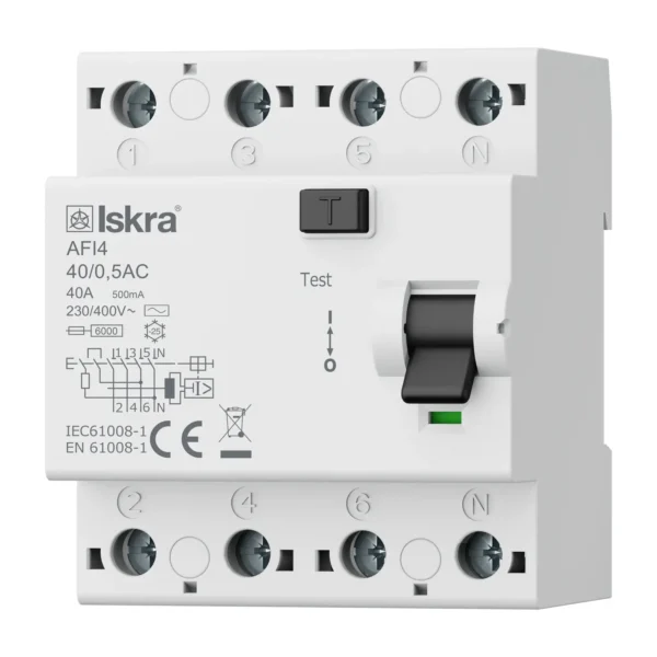 AFI4-AC-40/0.5 - Iskra diferencijalna sklopka